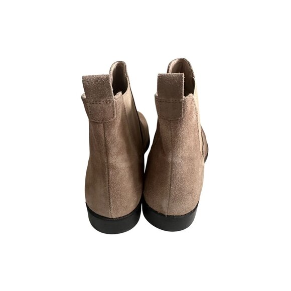 FIND. Tan Suede Flat Ankle Boots Size 8.5 / 39 - Picture 8 of 8